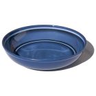 image shows Tarhong Madison 45oz Low Bowl | Blue against a blank, white background Image