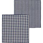 image shows Danica Heirloom Woven Dishcloths (Set of 2) | Midnight  against a blank, white background Image