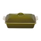 Le Creuset 4 Qt. Rectangular Heritage Covered Casserole (Olive) 