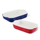 image shows Disney Bon Voyage 2-Piece Baking Dish Set against a blank, white background Image