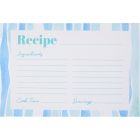 image shows C.R. Gibson 4" x 6" Recipe Cards | Coastal against a blank, white background   Image