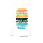 image shows Twinkl Toast Pyrex Sparkle 2-Piece Tea Towels against a blank, white background Image
