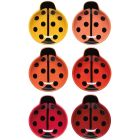  image shows Danica Jubilee Pinch Bowls (Set of 6) | Ladybugs against a blank, white background Image