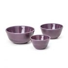 Mosser Glass Mixing Bowl Set | Egg Plant
