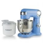 Cuisinart Precision 5.5-Quart Stand Mixer + Ice Cream Maker Attachment | Periwinkle Blue