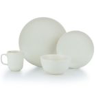 Everything Kitchens Modern Colorful Neutrals - Rippled 16-Piece Dinnerware Set - Matte | Beige
 Image