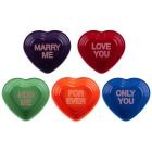 Fiesta® 9oz Small Heart Bowls (Set of 5) | Sweet Candy Hearts - Adoration