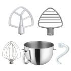 KitchenAid 6-Quart Stainless Steel Bowl + Coated Pastry Beater Accessory Pack | Fits 6-Quart KitchenAid Bowl-Lift Stand Mixers
