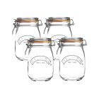 Kilner Round Clip Top Jars (Set of 4) | 34oz