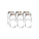 Kilner 3L Round Swing Top Glass Jars | 6-pack