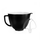 KitchenAid 5-Quart Black Matte Ceramic Bowl + Flex Edge Beater | 4.5-Quart & 5-Quart KitchenAid Tilt-Head Stand Mixers