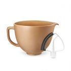 KitchenAid 5-Quart Fired Clay Ceramic Bowl + Flex Edge Beater | 4.5-Quart & 5-Quart KitchenAid Tilt-Head Stand Mixers