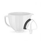 KitchenAid 5-Quart White Shell Ceramic Bowl + Flex Edge Beater | 4.5-Quart & 5-Quart KitchenAid Tilt-Head Stand Mixers