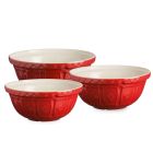 Mason Cash Color Mix Mixing Bowls (Set of 3) | Red