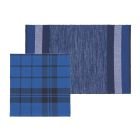 Now Designs Second Spin Recycled Collection Linens Set for 4 | Indigo