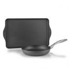 Swiss Diamond HD 9.5" Fry Pan with Griddle Set