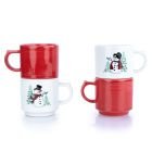 Drinkware Set for 8 - Snowman, Fiesta®