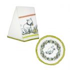 Everything Kitchens "Leaping Lambs" Tea Towel + Pot Holder Set