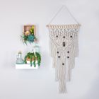 Everything Kitchens 16" x 32" Macrame Wall Hanging | Sage