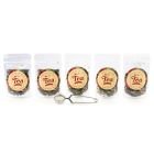 Everything Kitchens Assorted Caffeinated Teas | 5-Pack + Infuser