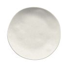image shows TarHong Organic Wheat 10.6" Dinner Plate | Cream against a blank, white background
 Image