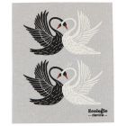 Ecologie by Danica Swedish Sponge Dish Cloth | Swan Song cleaning tools black and white Image