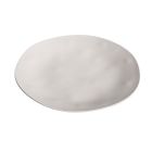 image shows TarHong Organic 10.5" Dinner Plate | Cream against a blank, white background
 Image