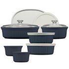 CorningWare 12-Piece Bakeware Set French Colors| Navy