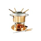 Swissmar 3-in-1 copper/black fondue set - Ares Kitchen and Baking Supplies