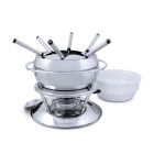 Swissmar Basel 11-Piece Fondue Set (Stainless Steel)