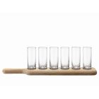 LSA Paddle Shot Set & Oak Paddle (Clear) Image