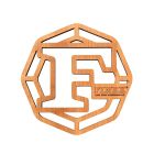 image shows FINEX 8" Cherry Wood Trivet  against a blank, white background Image