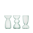 image shows LSA Canopy 5" Trio Vase Set against a blank, white background Image