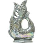 Wade Ceramics Extra Large Gluggle Jug | Dark Grey Lustre Against a Plain White Background Image