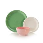 Fiesta&reg; 3-Piece Bistro Coupe Place Setting (Garden Fresh)  against a clean white background Image