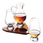 Stölzle Glencairn Crystal Whiskey Flight Tray Set with Pitcher