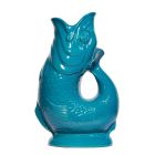 image shows Wade Ceramics Extra Large Gluggle Jug | Teal against a blank, white background Image
