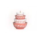Twinkl Toast Stackable Miniature Vintage Bowls ornament | Butterfly Gold against a white background Image