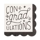 image shows My Mind's Eye 24-Piece ConGRADulations Cocktail Napkins  against a blank, white background Image