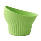 image shows Talisman Designs Measure, Rinse, & Strain Colander | Green against a blank, white background Image