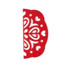 image shows Talisman Designs Pie Top Cutter | Hearts against a blank, white background Image