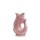 image shows Wade Ceramics Mini Gluggle Jug | Pink against a blank, white background Image