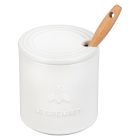 Le Creuset Signature Honey Pot with Dipper (White) Image