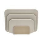 image shows Rosti 4-Piece Choptima Cutting Board Set | Humus against a blank, white background Image