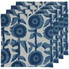 Danica Heirloom Block Print Napkins (Set of 4) | Gilia  Image