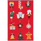 Danica Jubilee Christmas Dishtowel Bauble Cats Image