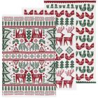 Now Designs by Danica Christmas Bakers Floursack Dishtowels Folk Forest Image