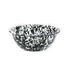  image shows Crow Canyon 20oz Cereal Bowl | Black Splatter against a blank, white background Image