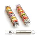 image shows Braize 2-Piece Kabob Grilling Basket Set  against a blank, white background Image