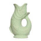  image shows Wade Ceramics Extra Large Gluggle Jug | Pistachio against a blank, white background Image